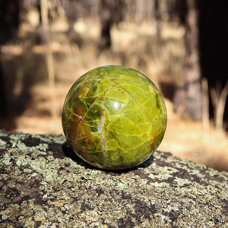 Green Opal Sphere