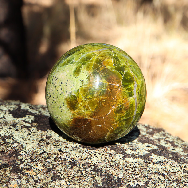 Green Opal Sphere