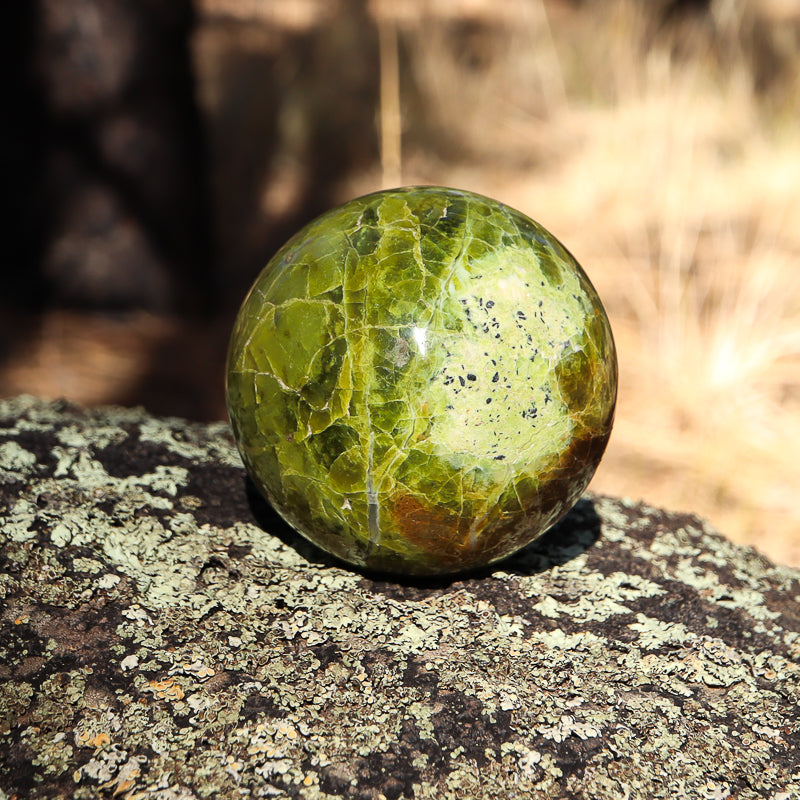 Green Opal Sphere