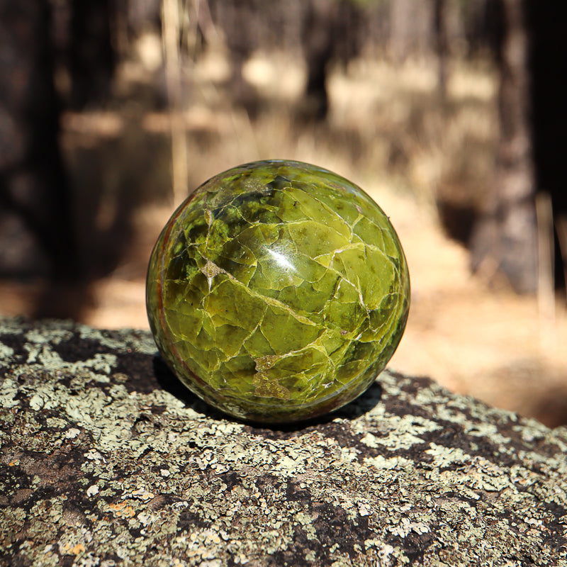 Green Opal Sphere