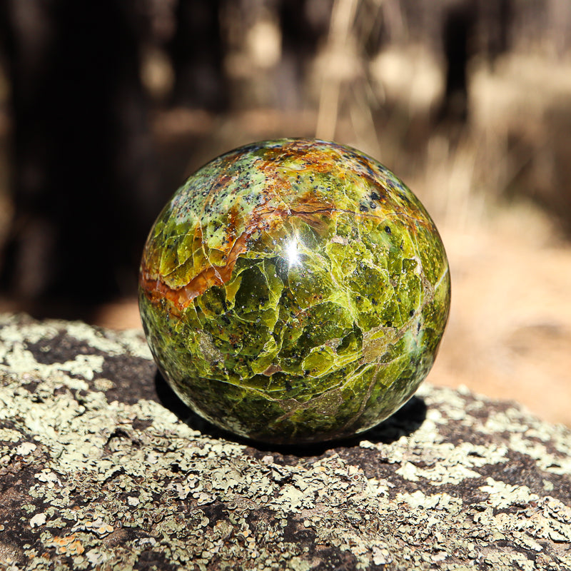 Green Opal Sphere