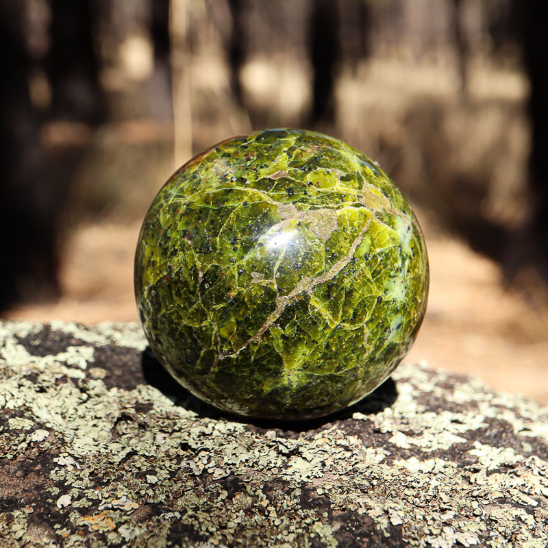 Green Opal Sphere