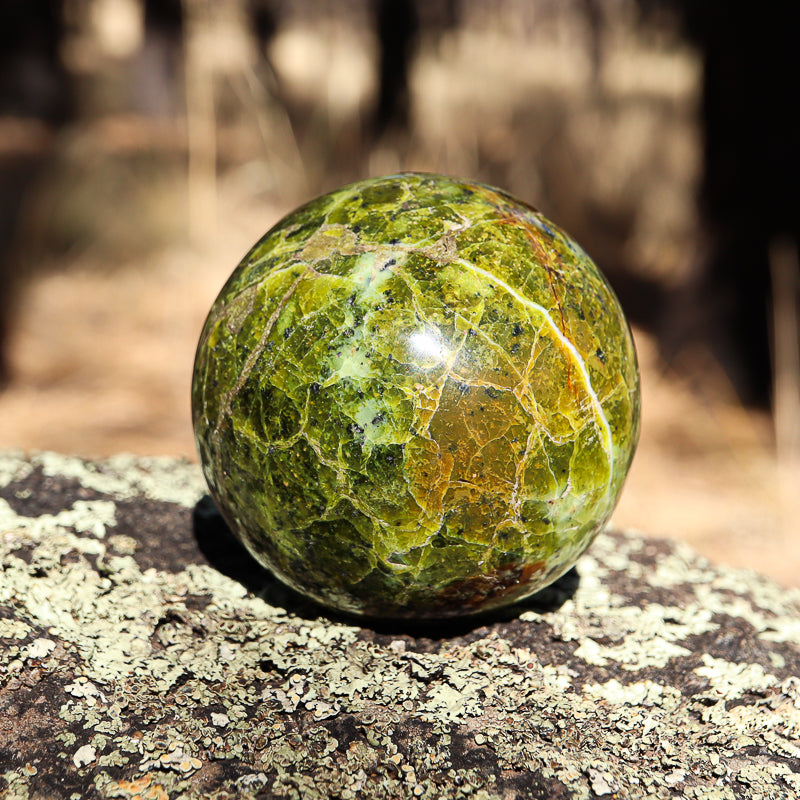 Green Opal Sphere