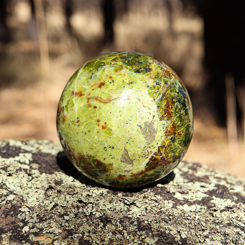 Green Opal Sphere