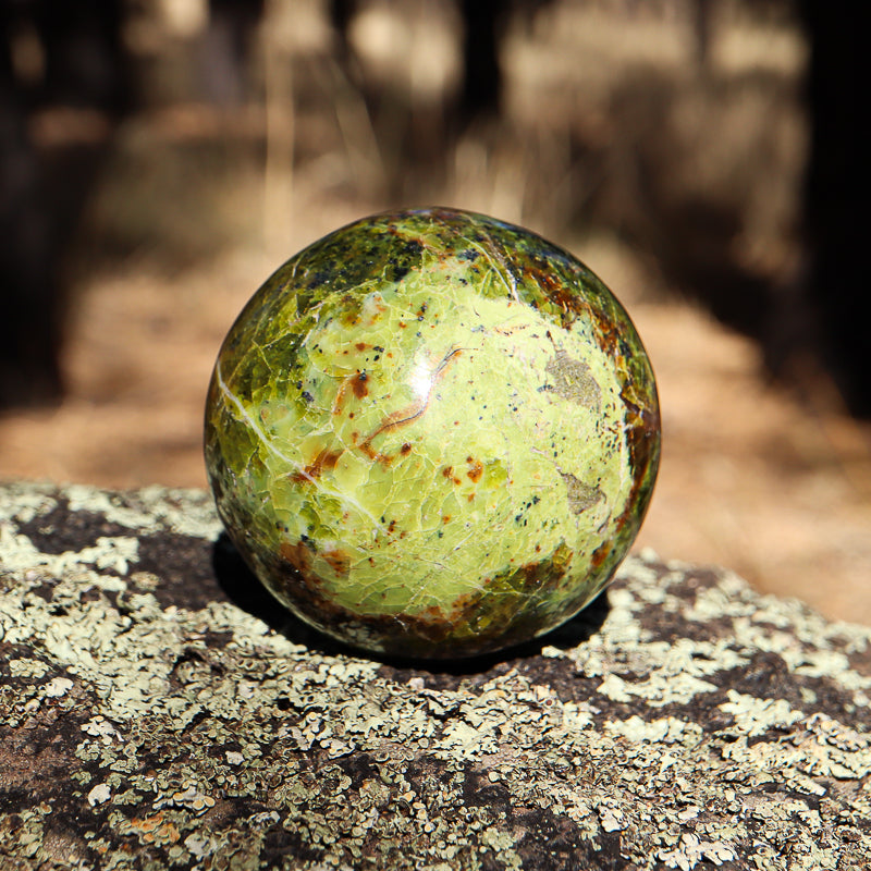 Green Opal Sphere