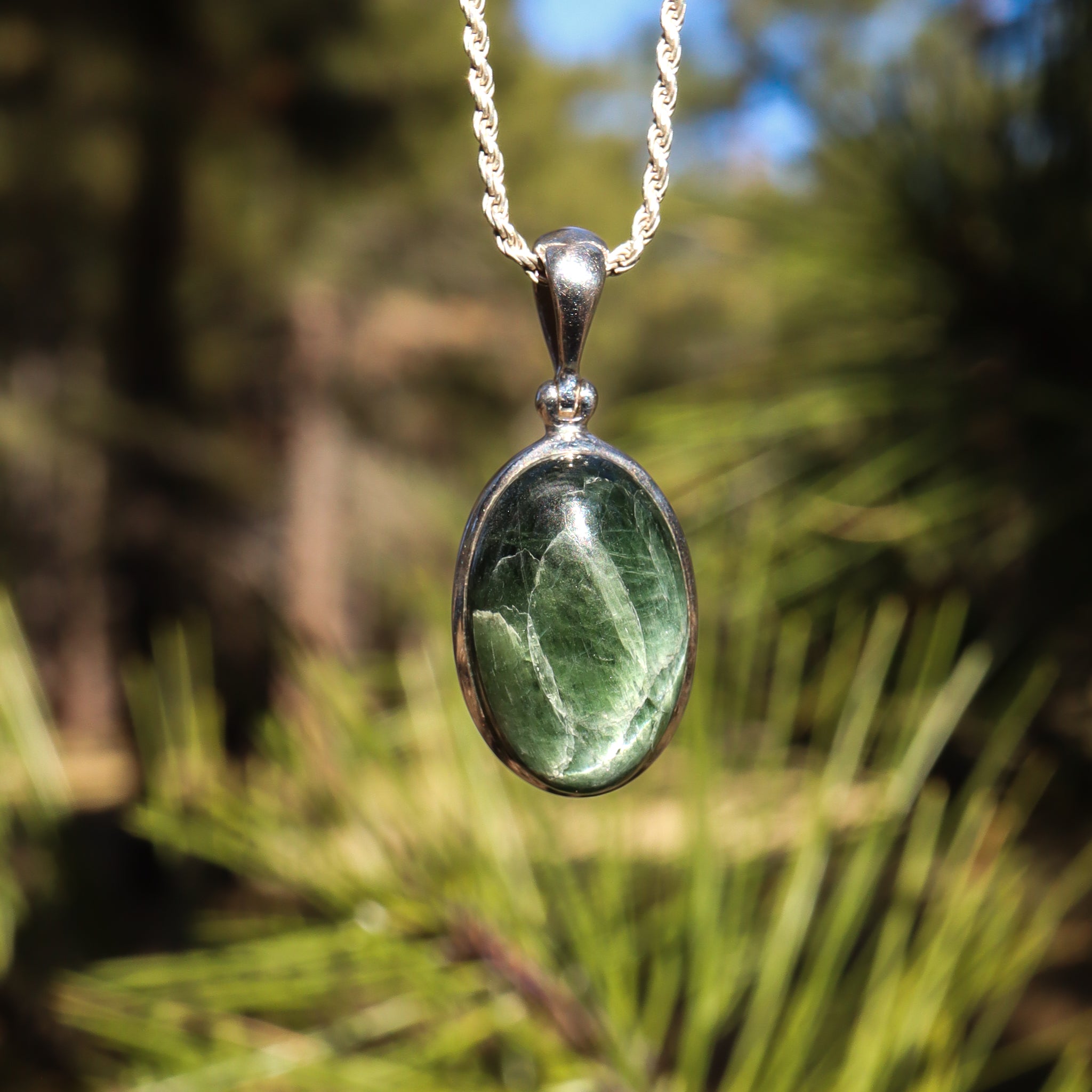 Green Tourmaline Pendant
