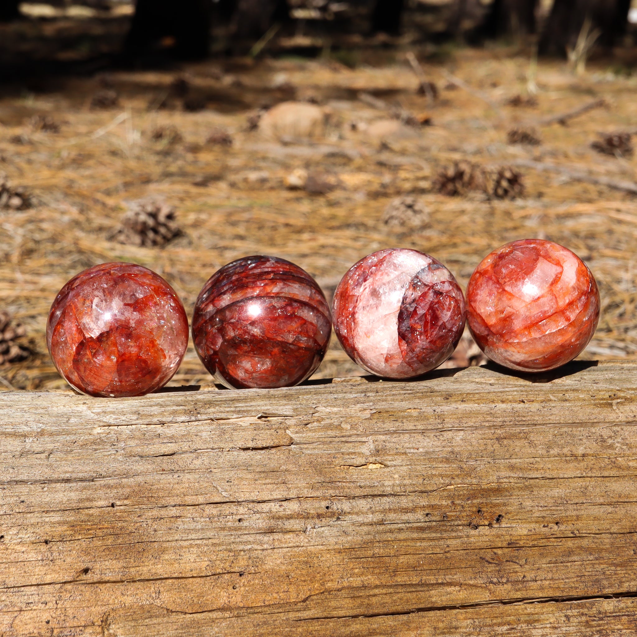 Hematoid Quartz Sphere