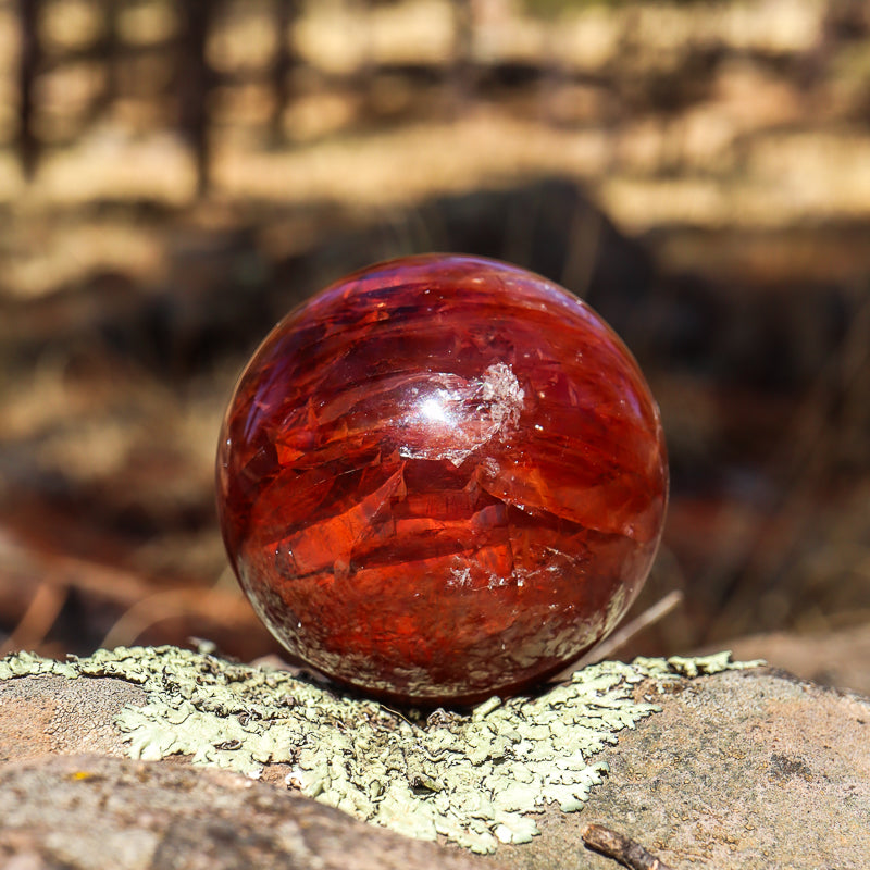 Hematoid Quartz Sphere