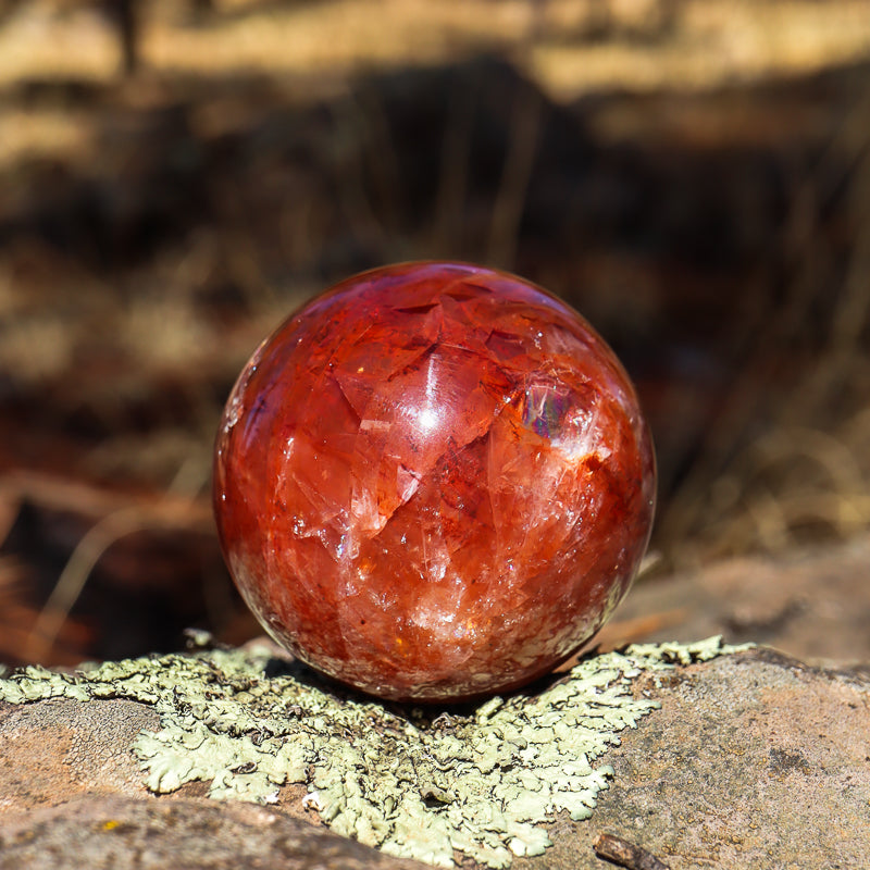 Hematoid Quartz Sphere