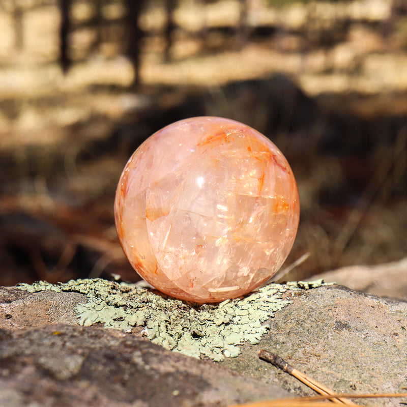 Hematoid Quartz Sphere