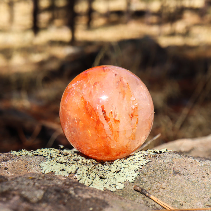 Hematoid Quartz Sphere