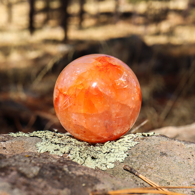 Hematoid Quartz Sphere