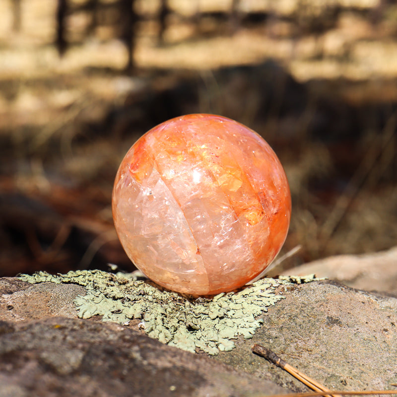 Hematoid Quartz Sphere