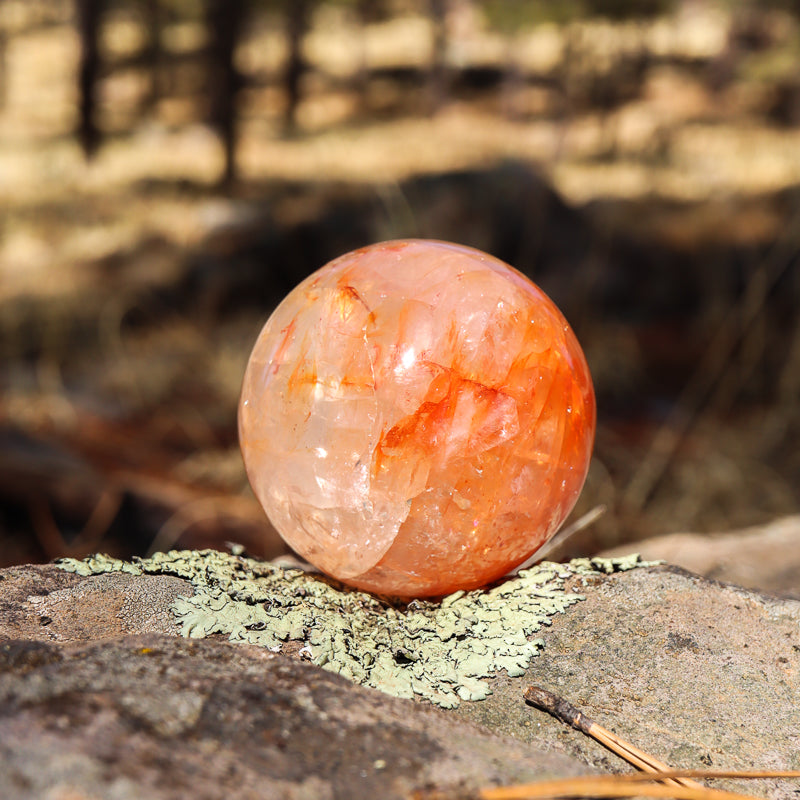 Hematoid Quartz Sphere