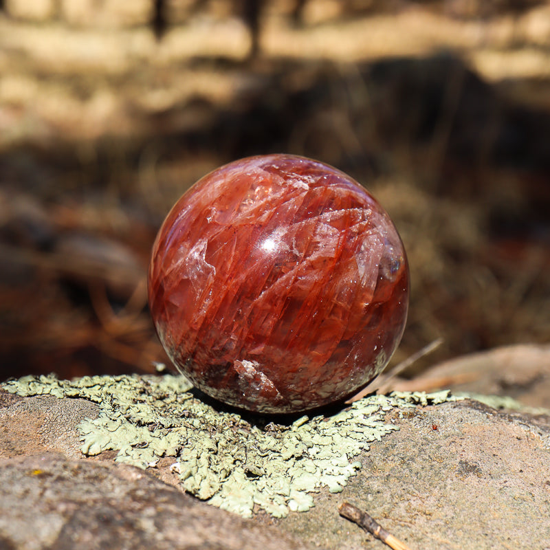 Hematoid Quartz Sphere