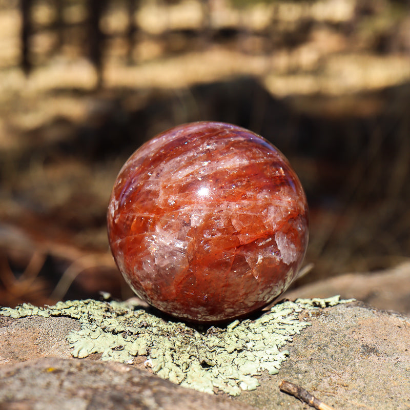 Hematoid Quartz Sphere