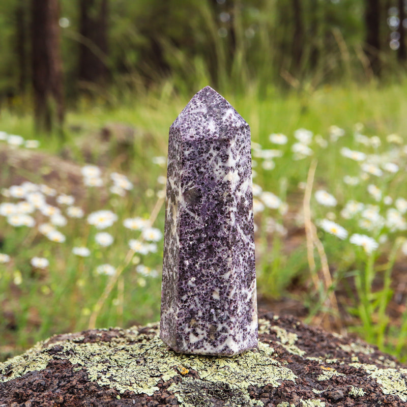 Lepidolite Point