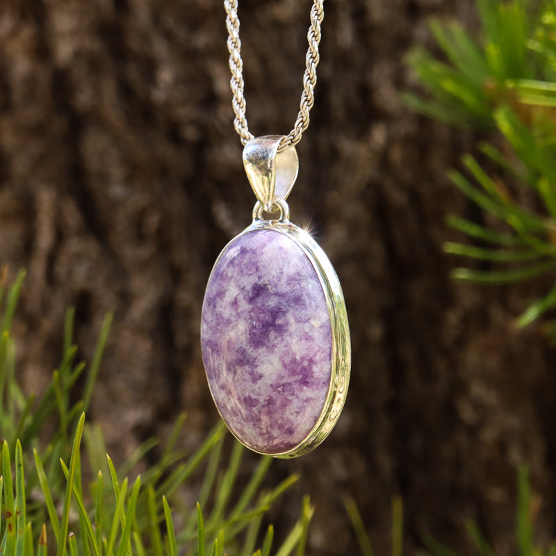 Lepidolite Pendant