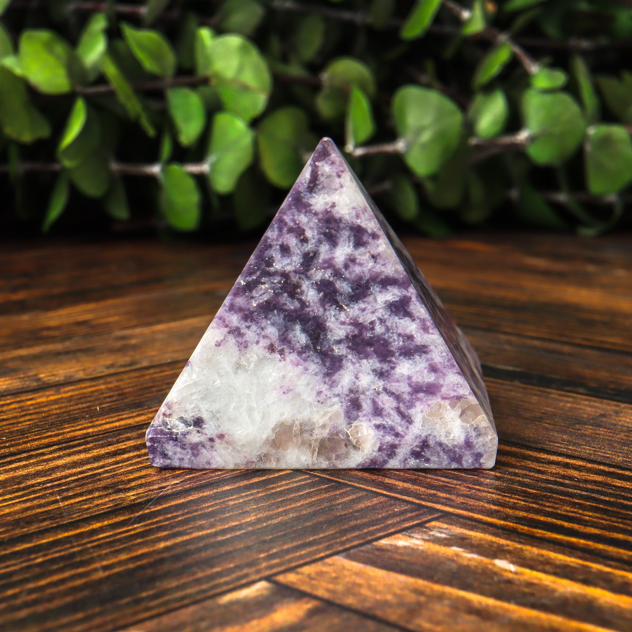 Lepidolite Pyramid