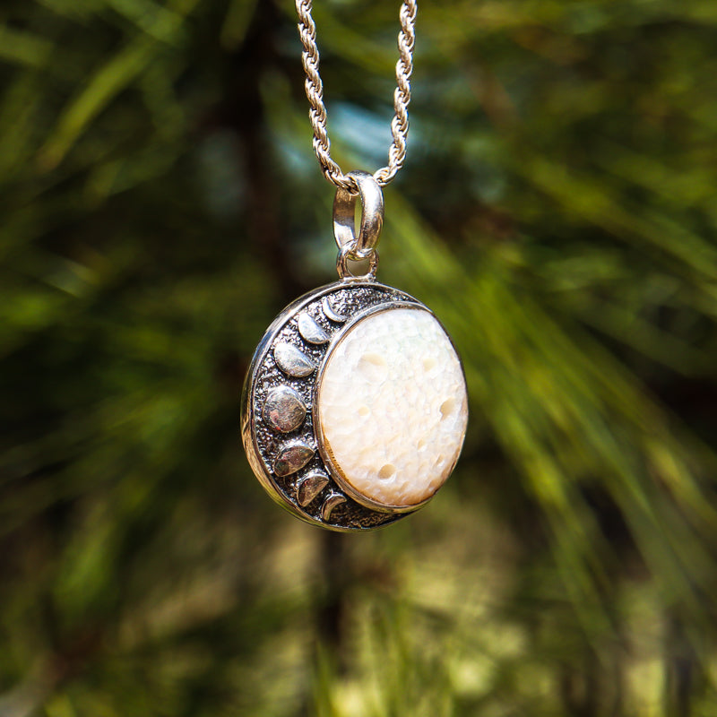 Mother of Pearl Moon Pendant