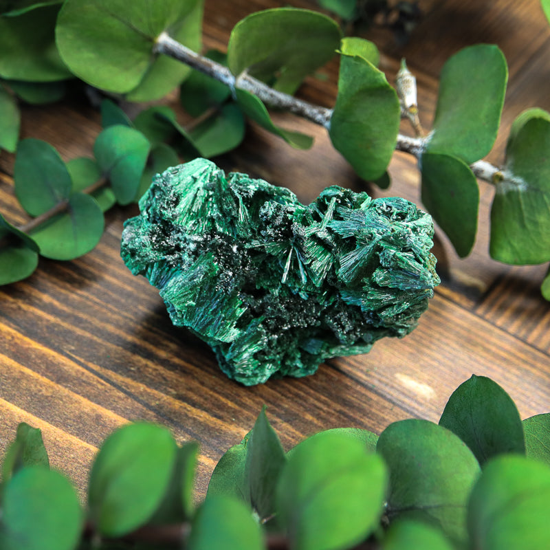 Velvet Malachite Healing Crystal Chunk