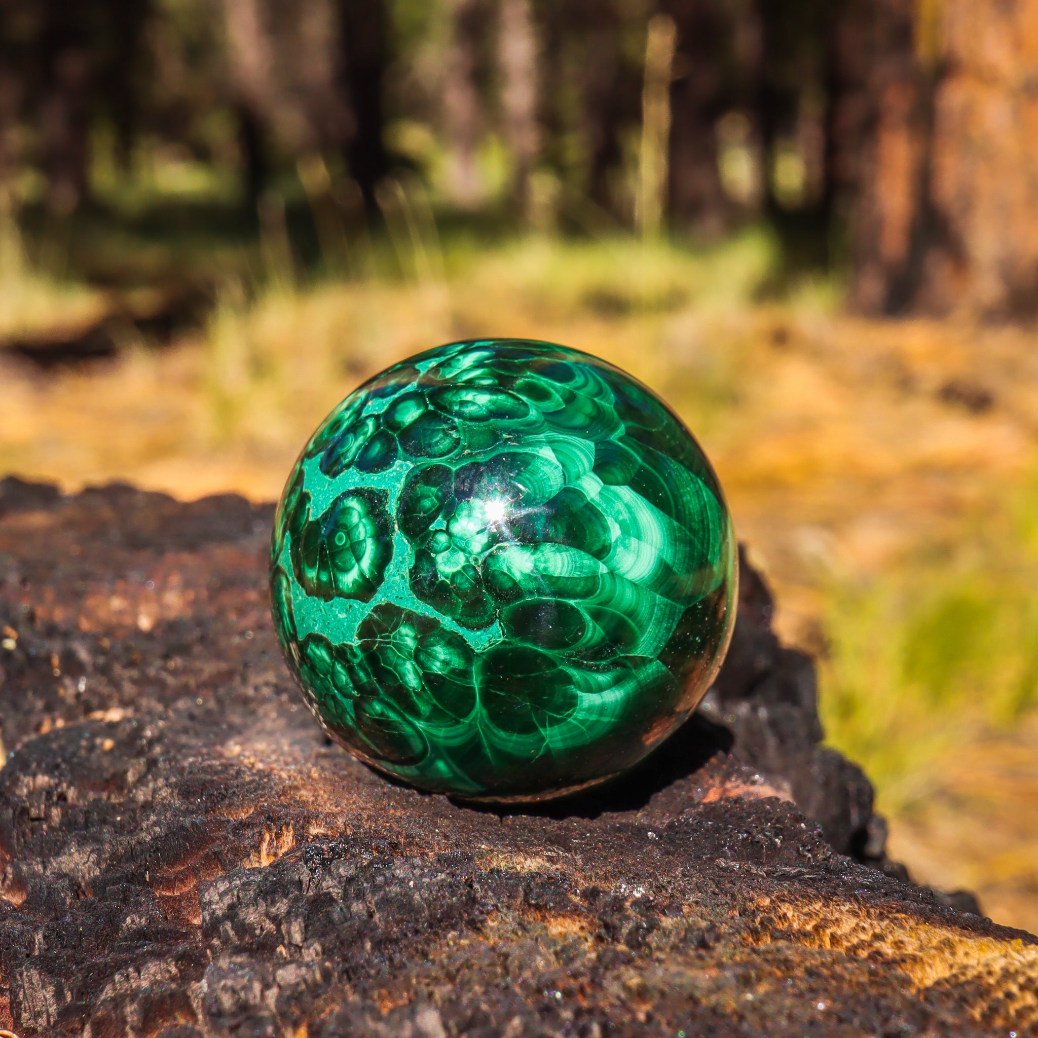 Malachite Sphere