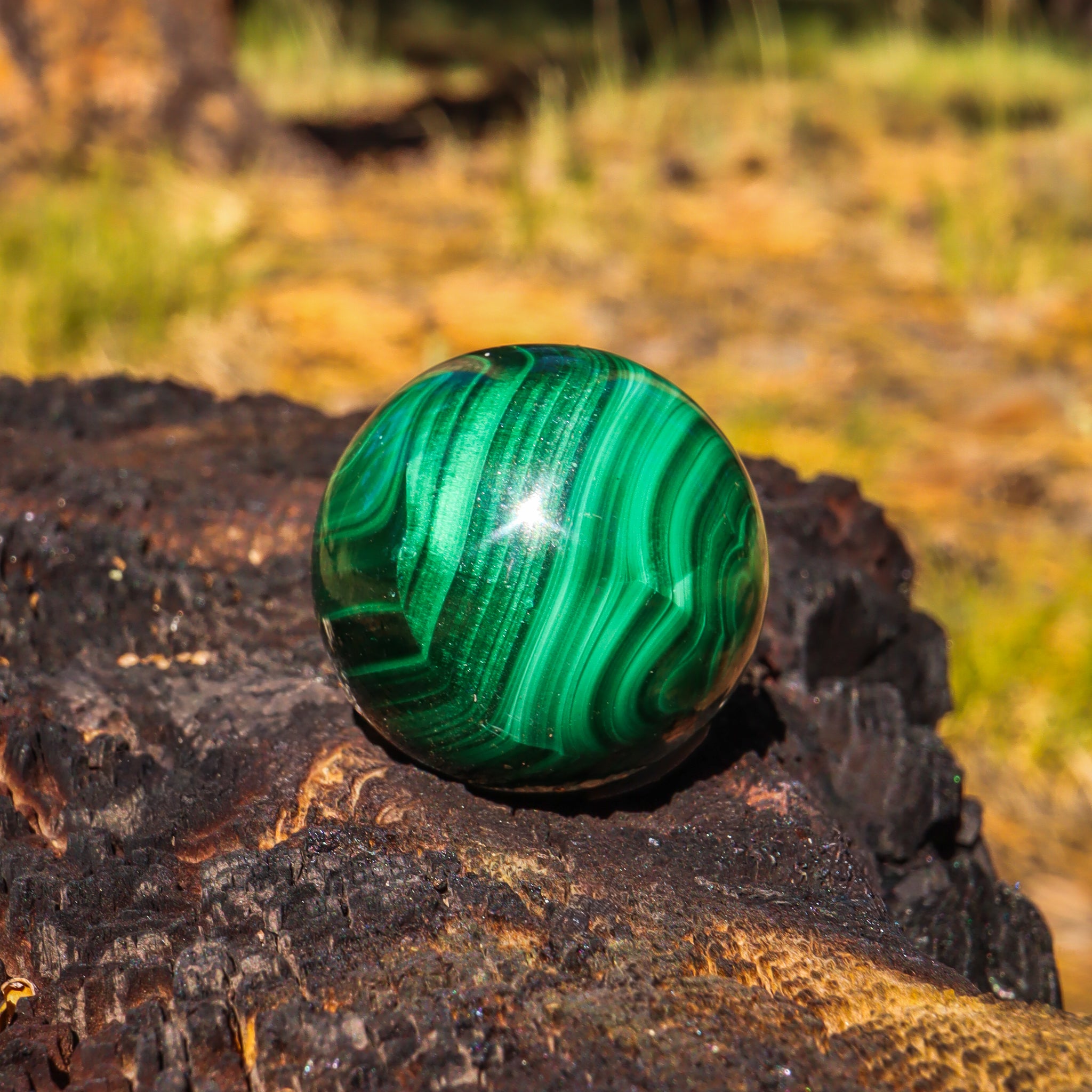 Malachite Sphere