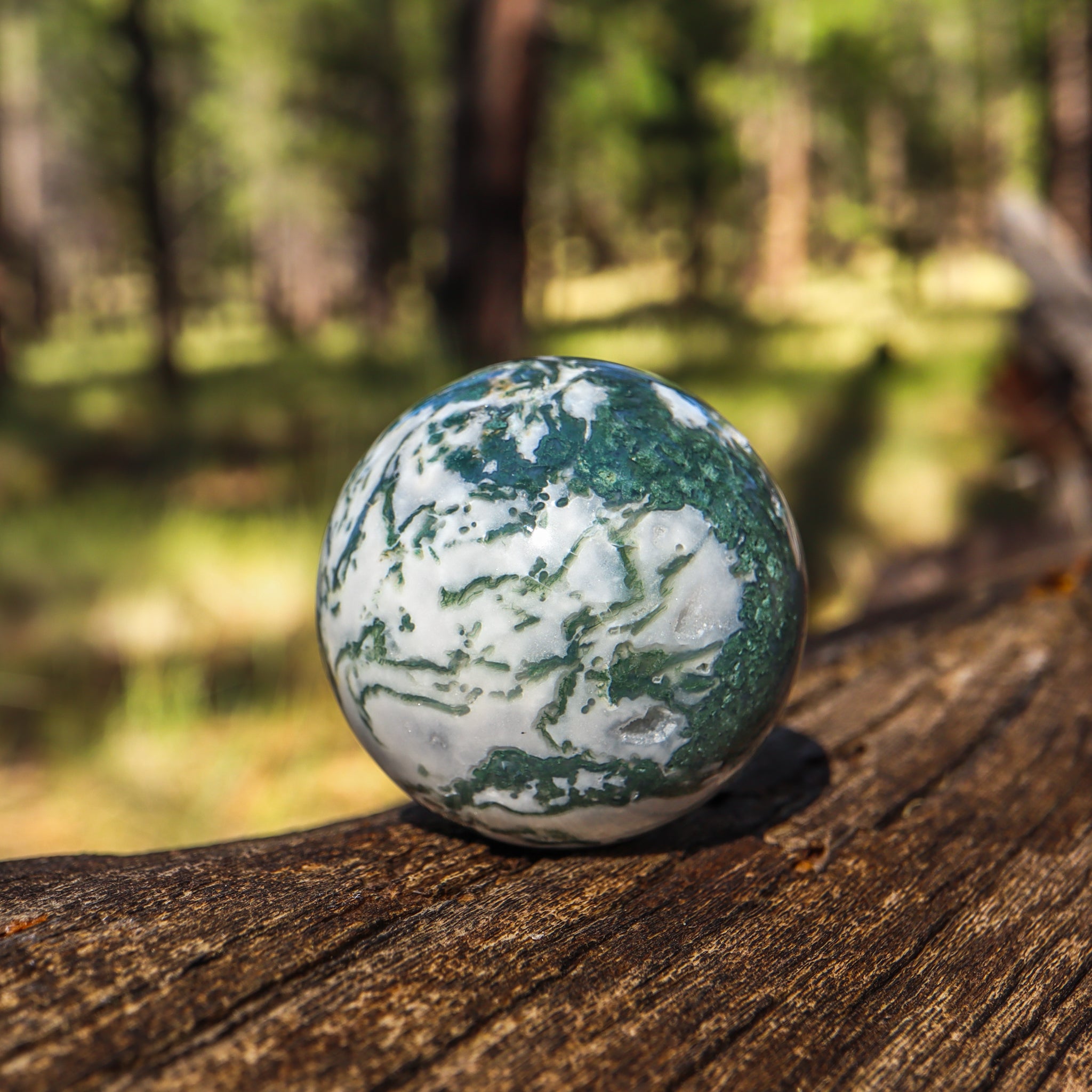 Moss Agate Sphere