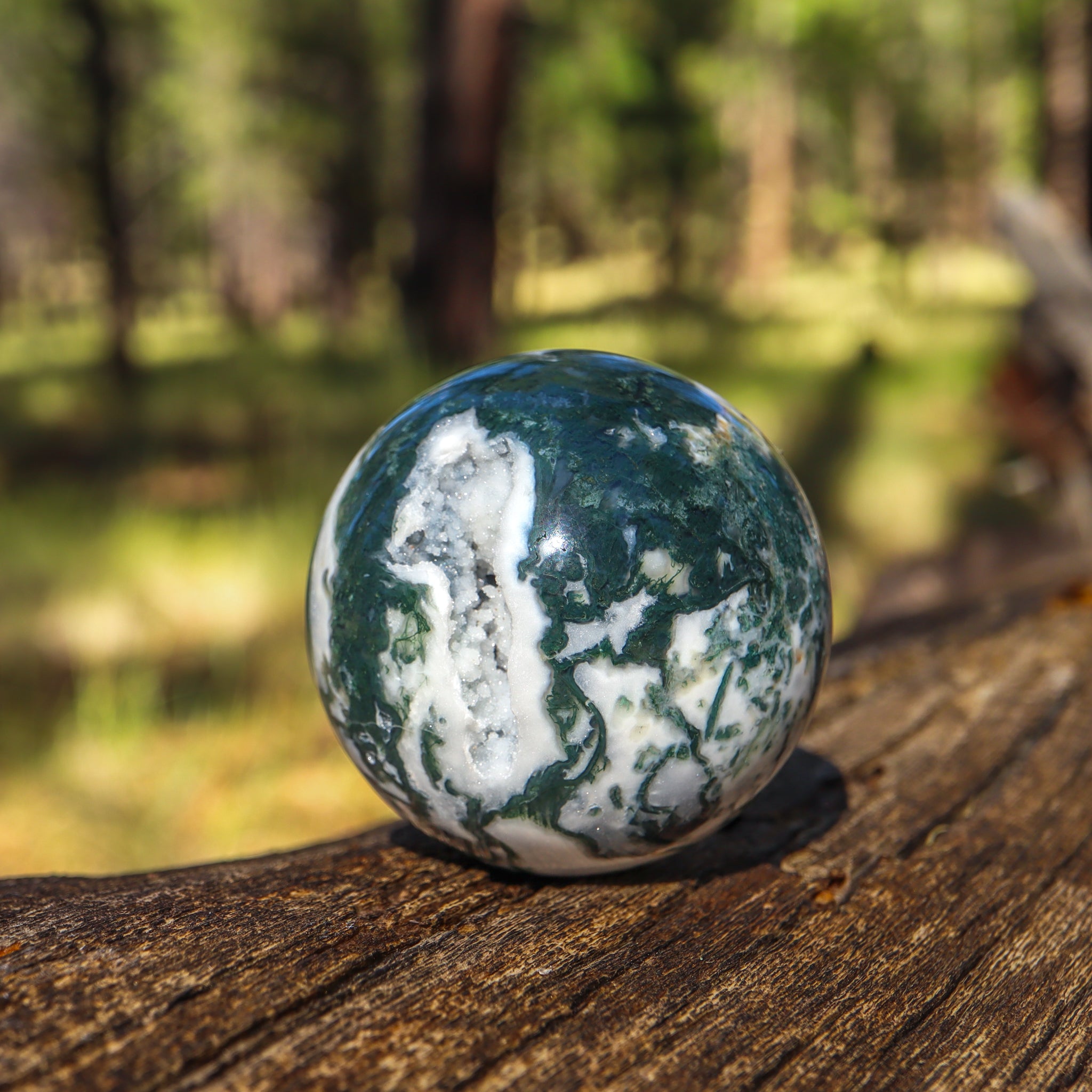 Moss Agate Sphere