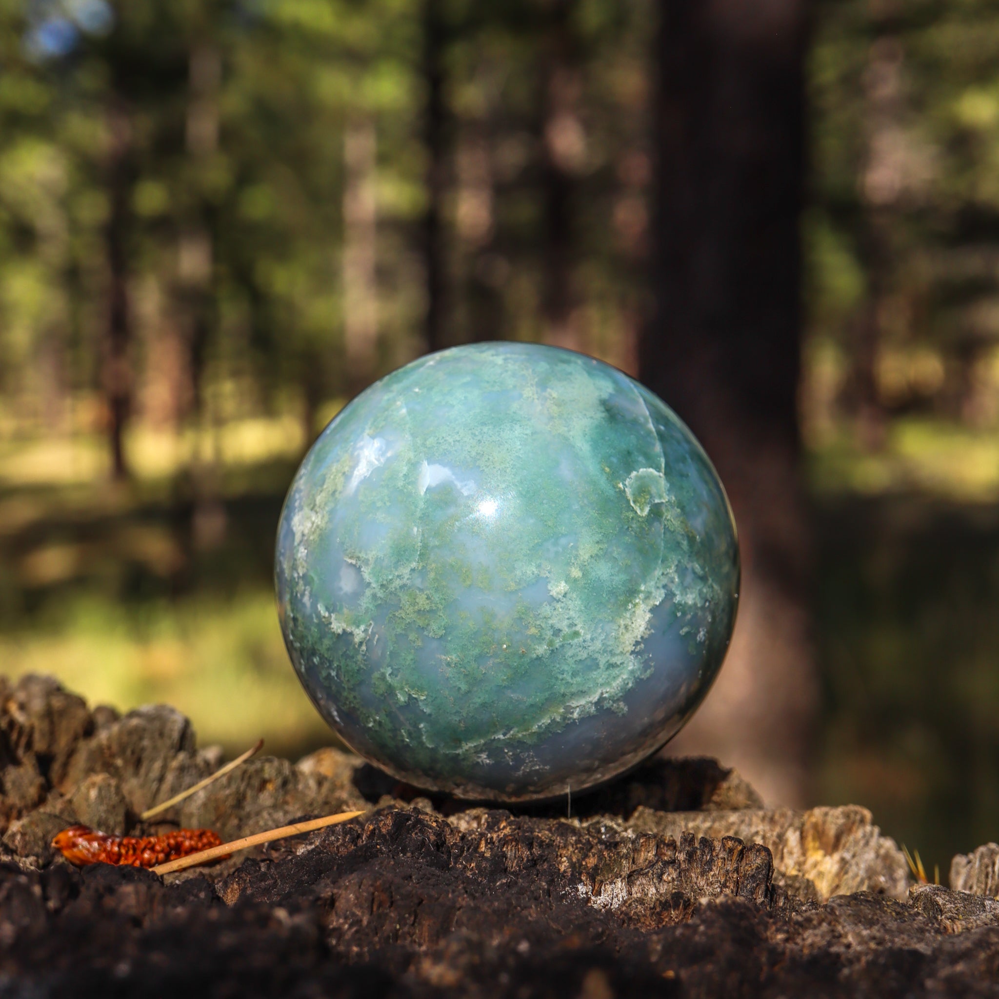 Moss Agate Sphere