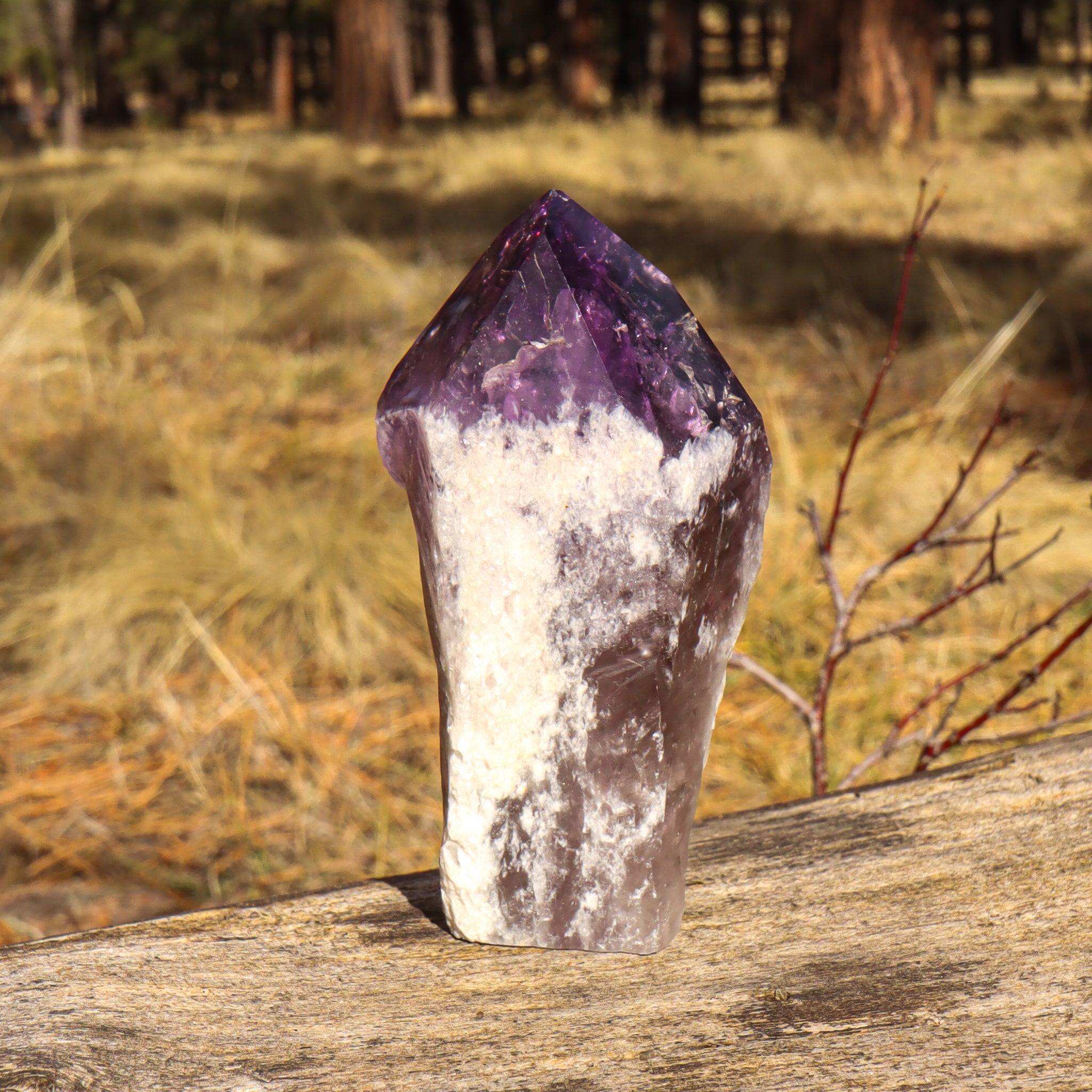 Large Natural Amethyst Point