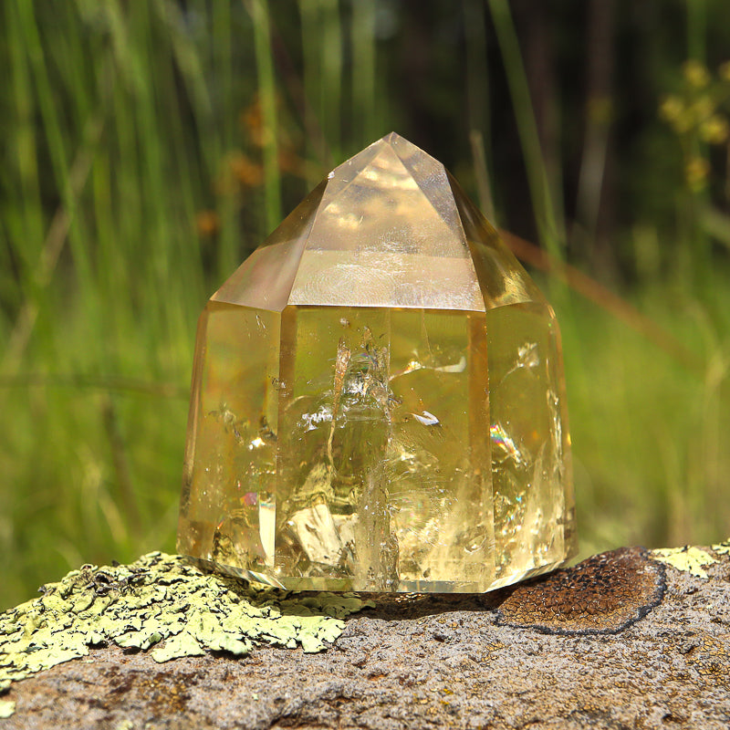 Natural Citrine Point