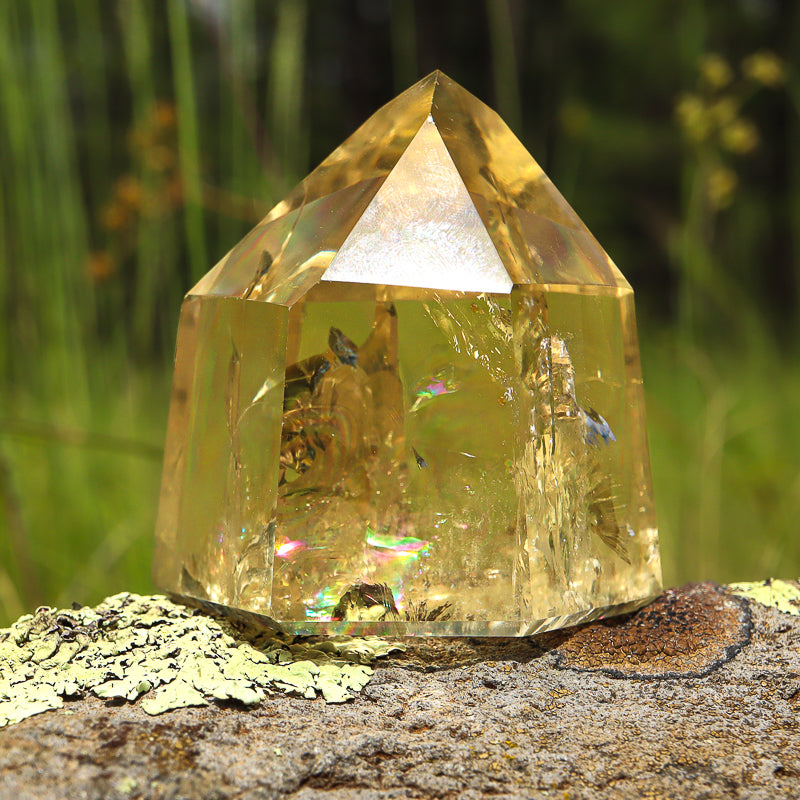 Natural Citrine Point