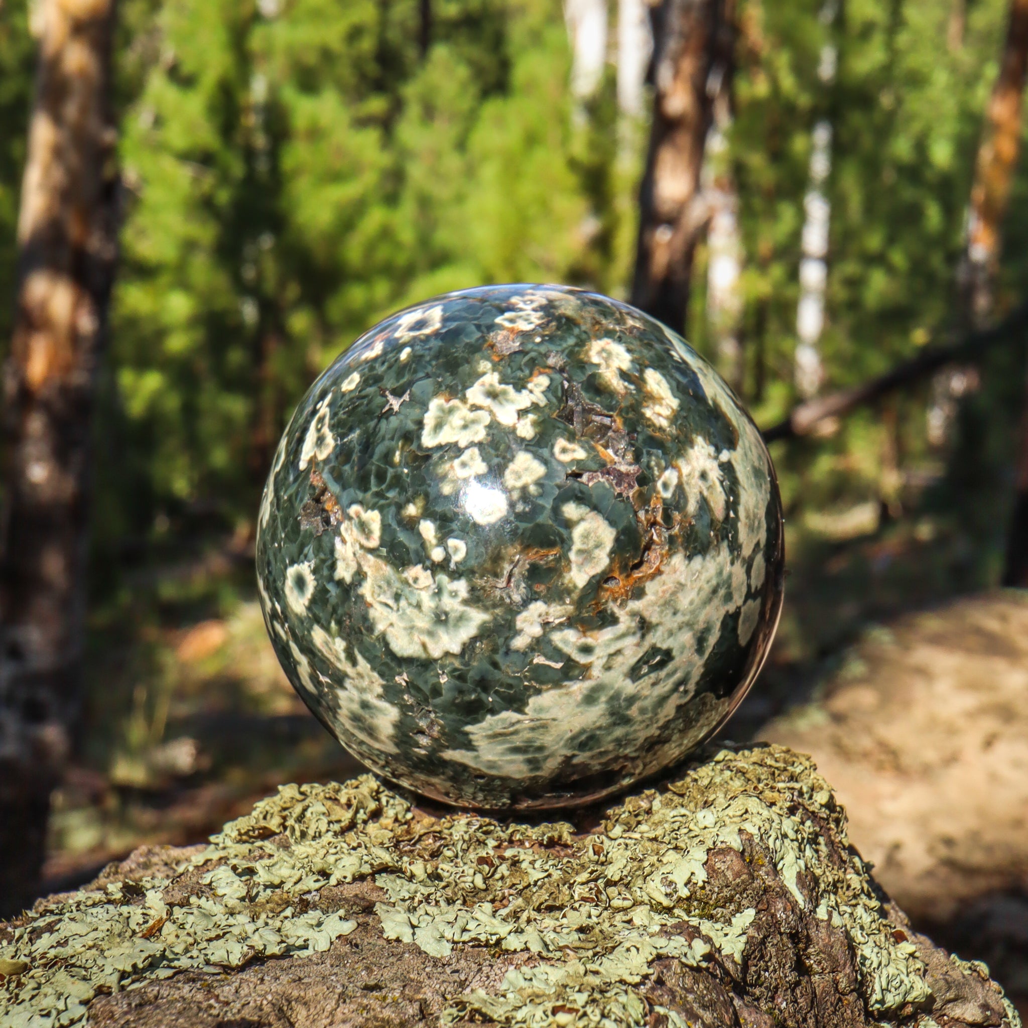 Ocean Jasper Sphere