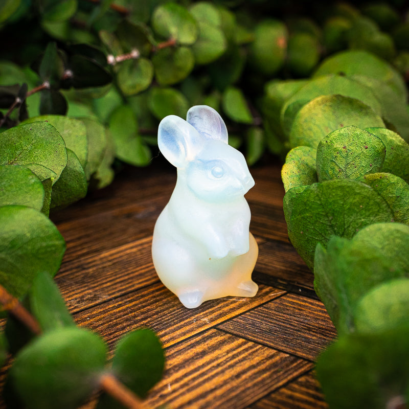 Opalite Carved Rabbit