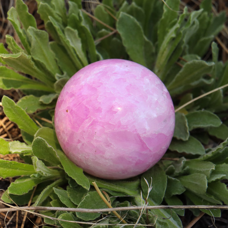 Pink Aragonite Sphere