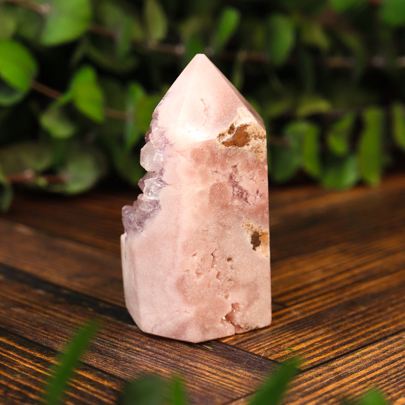 Pink Amethyst Point