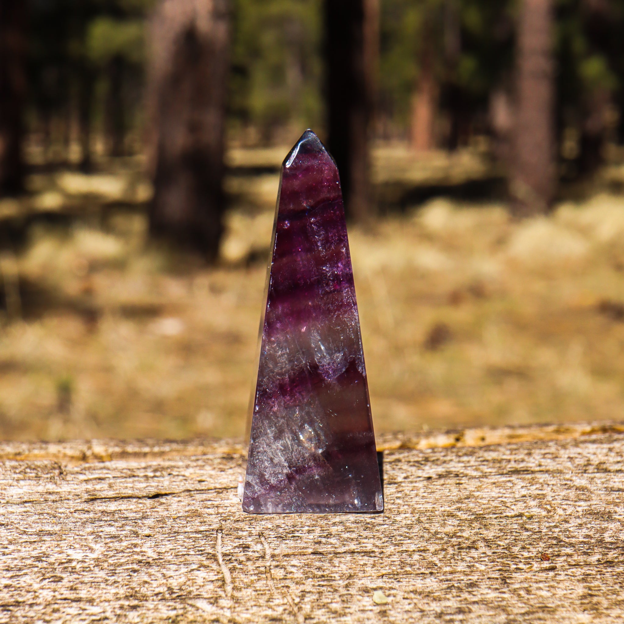 Purple Fluorite Obelisk