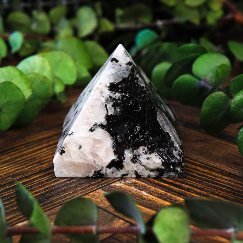 Rainbow Moonstone Pyramid