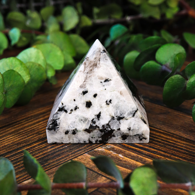 Rainbow Moonstone Pyramid