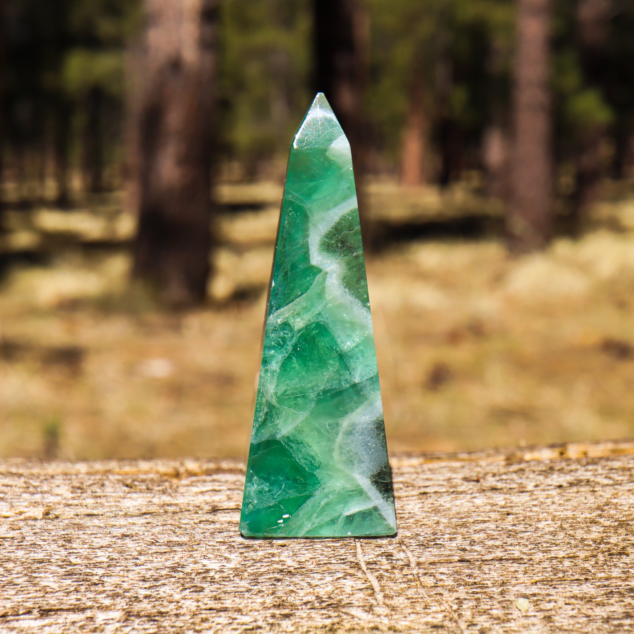 Rainbow Fluorite Obelisk