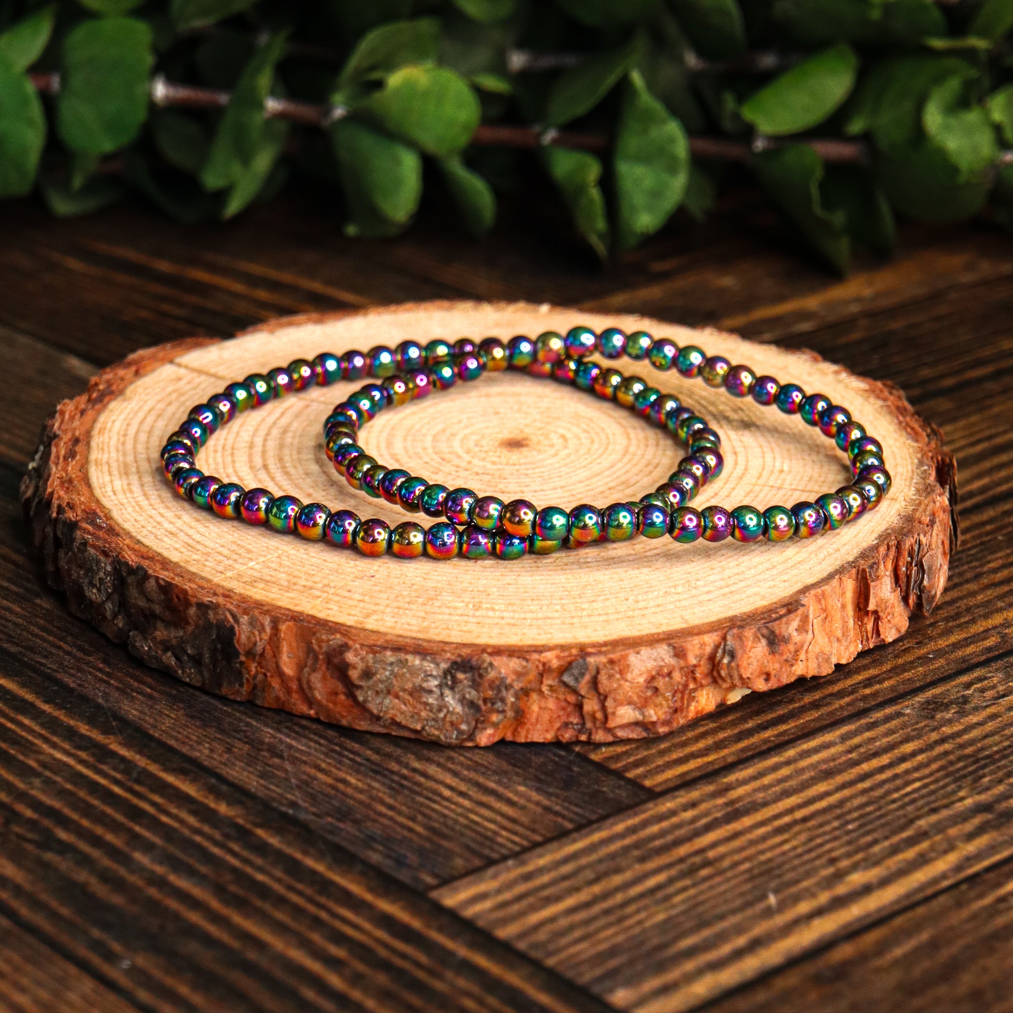 Rainbow Hematite Bracelet