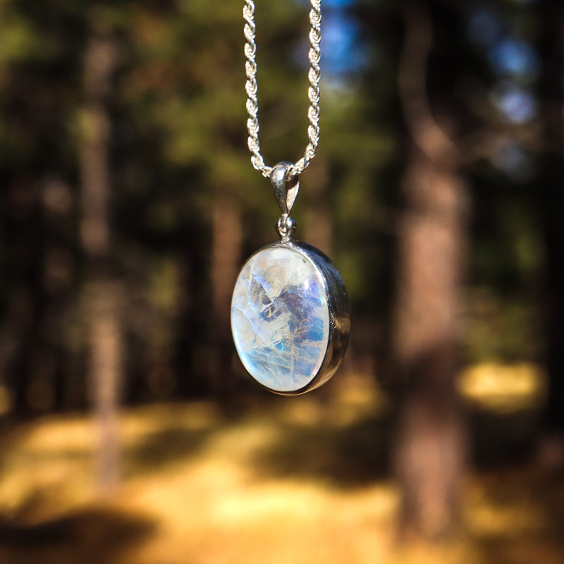 Rainbow Moonstone Pendant