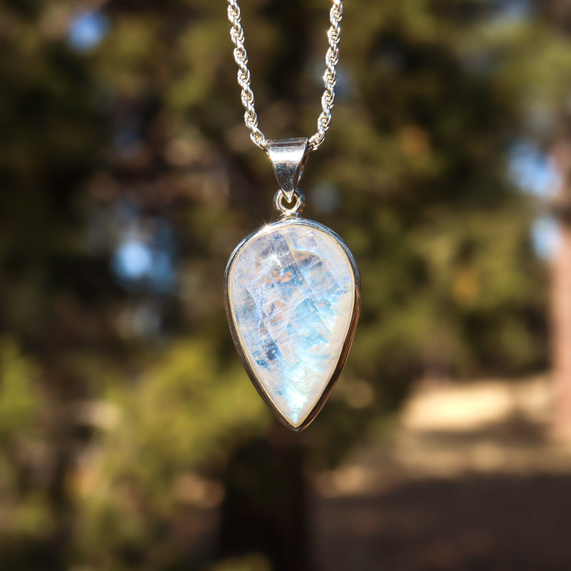 Rainbow Moonstone Pendant