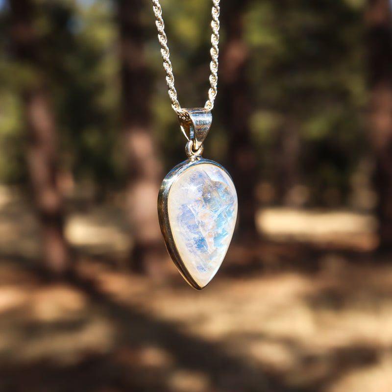 Rainbow Moonstone Pendant