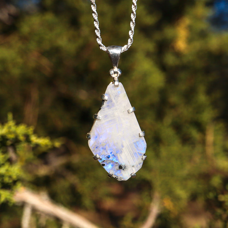 Rainbow Moonstone Pendant