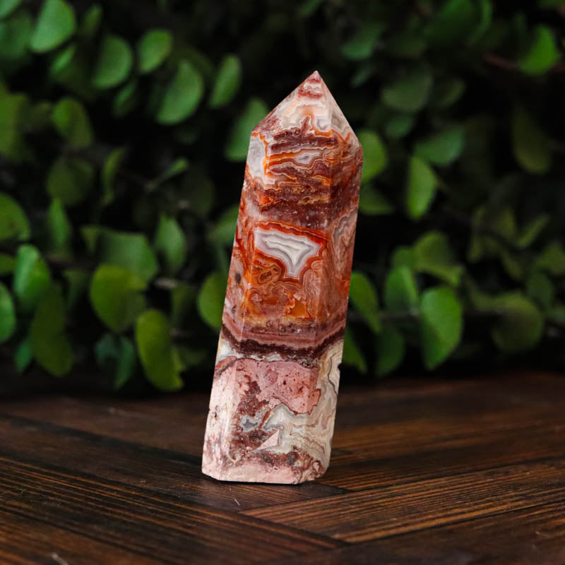 Red Crazy Lace Agate Point