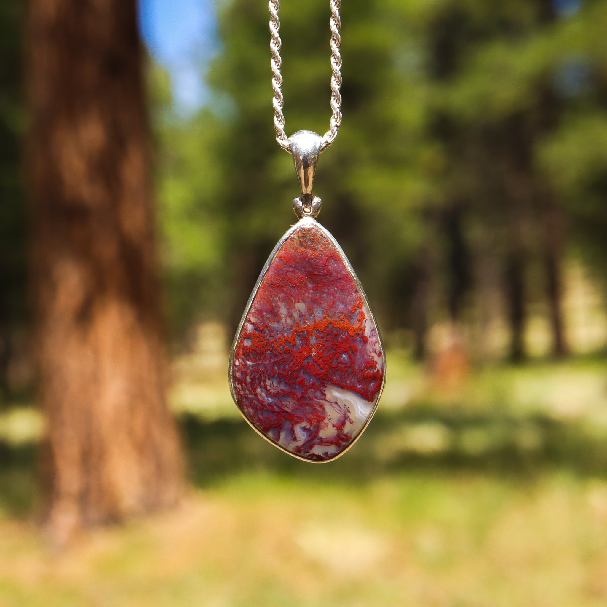 Moss Agate Pendant