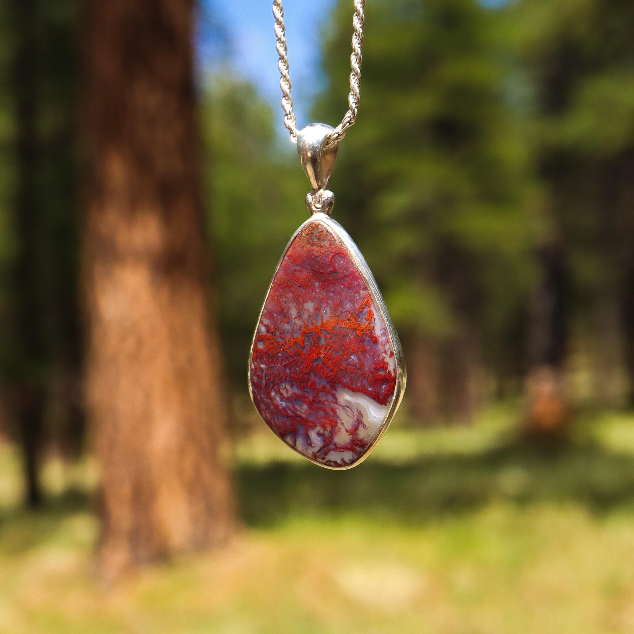 Moss Agate Pendant