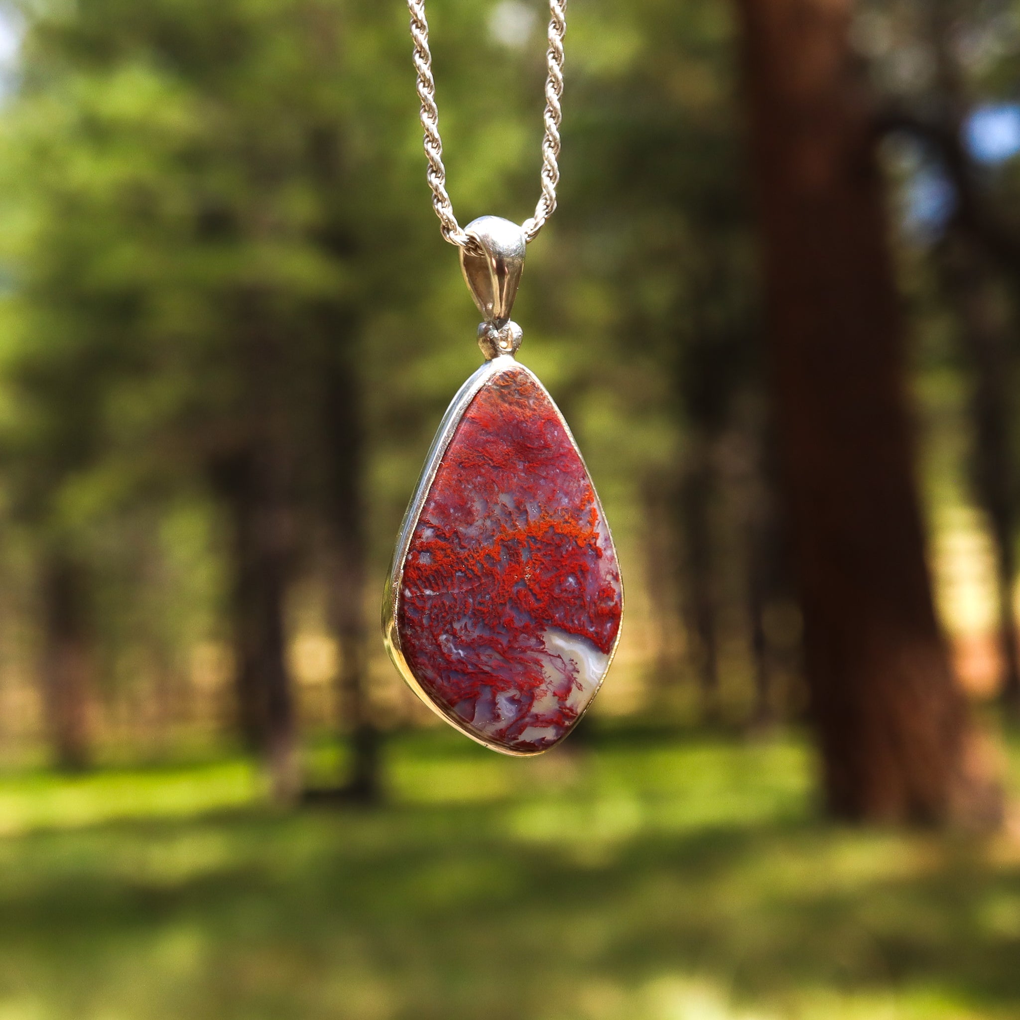 Moss Agate Pendant